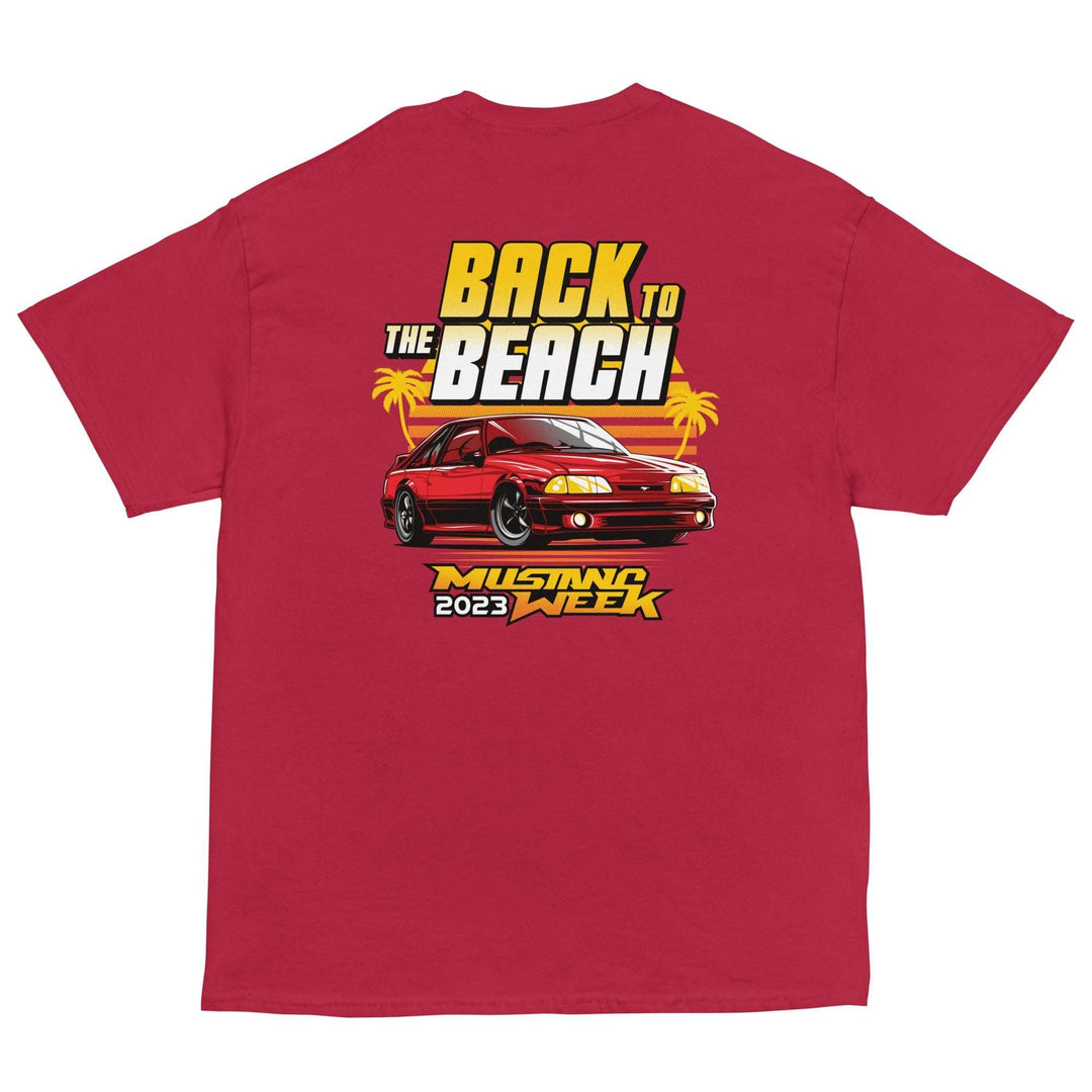 '23 Mustang Week Back 2 Beach Fox T-Shirt - Racing Shirts