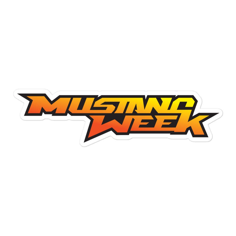 Mustang Week Logo Sticker - Racing Shirts