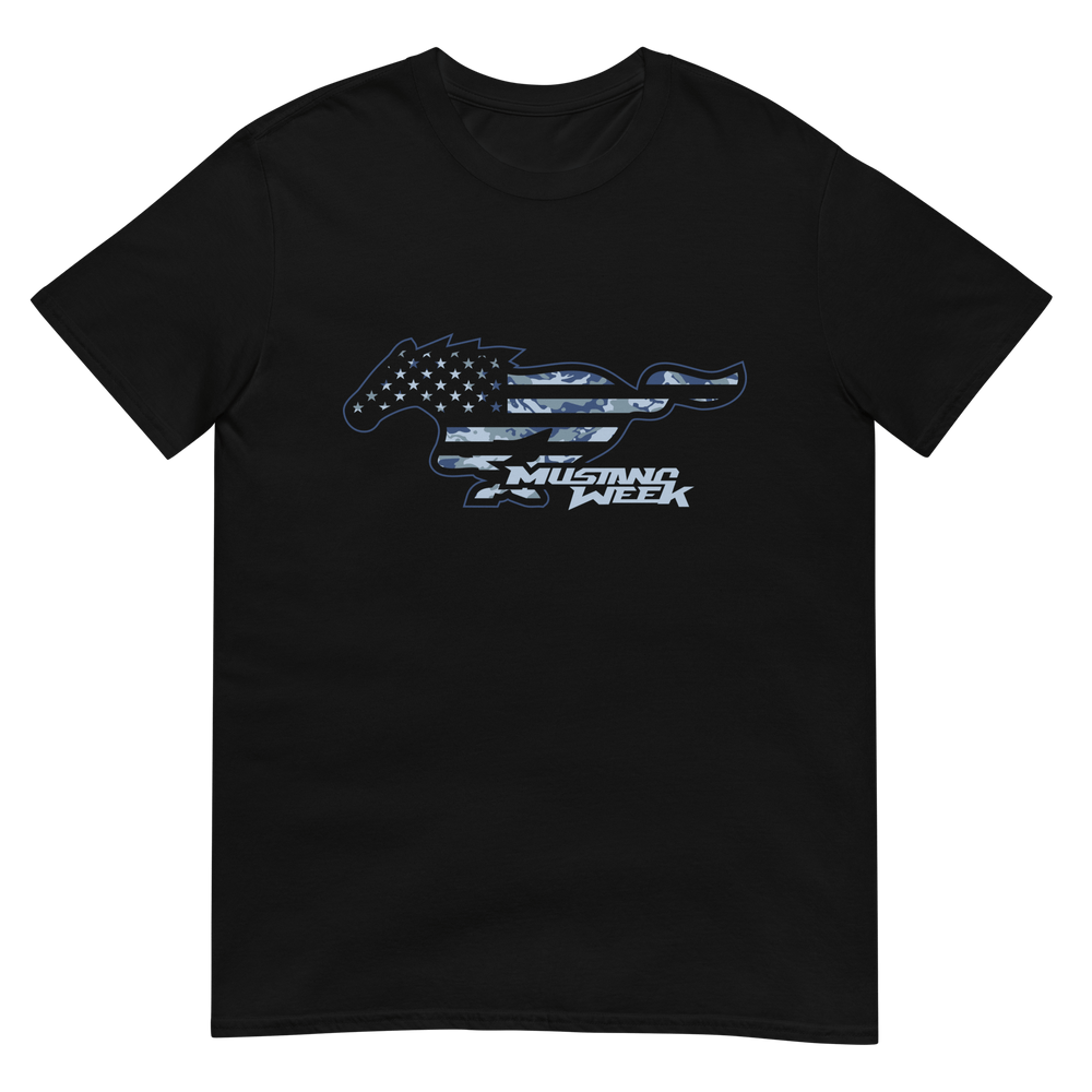 Mustang Week Myrtle Beach 2025 - Camo Pony - T-Shirt - Pre - Order - Racing Shirts