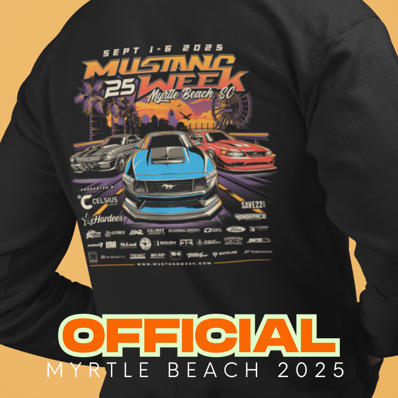 Mustang Week Myrtle Beach 2025 Official Hoodie - Racing Shirts
