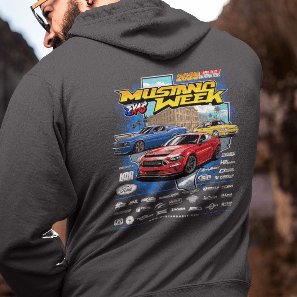Mustang Week Texas 2025 Official Event Hoodie - Racing Shirts