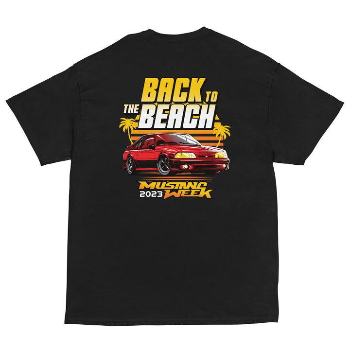 '23 Mustang Week Back 2 Beach Fox T-Shirt - Racing Shirts