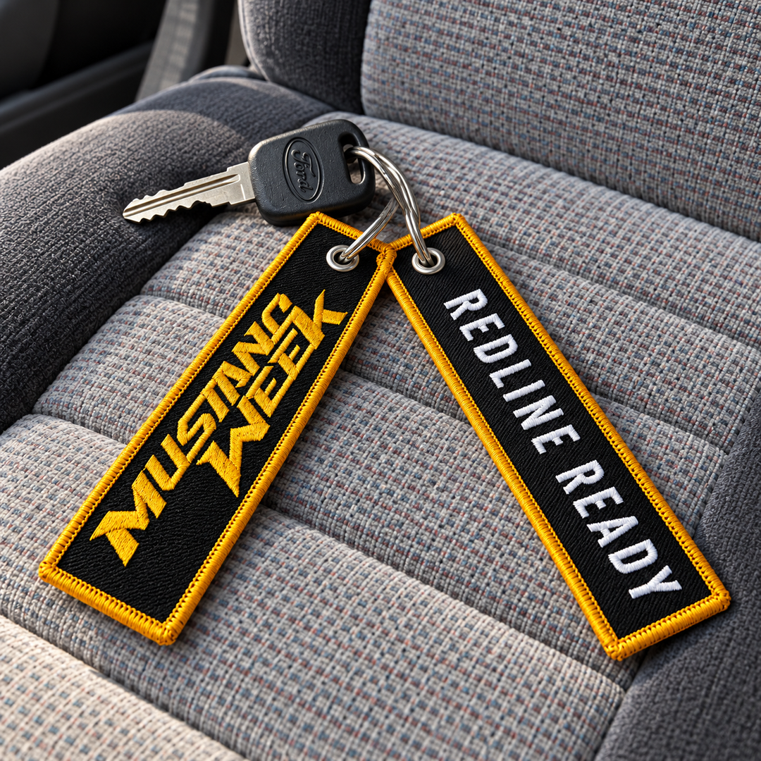 Mustang Week Redline Ready Keychain
