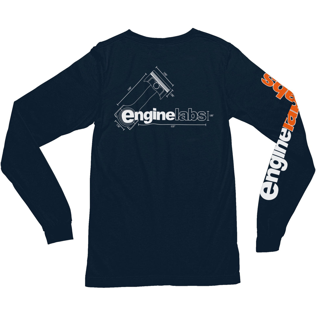 Engine Apparel Engine Engine Blueprint Long Sleeve Shirt - Stylish and Comfortable – Racing ...