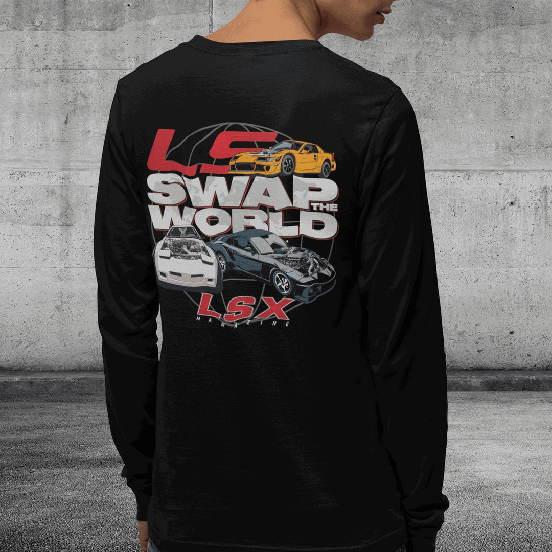 LS Swap the World Long-Sleeve Shirt - Racing Shirts