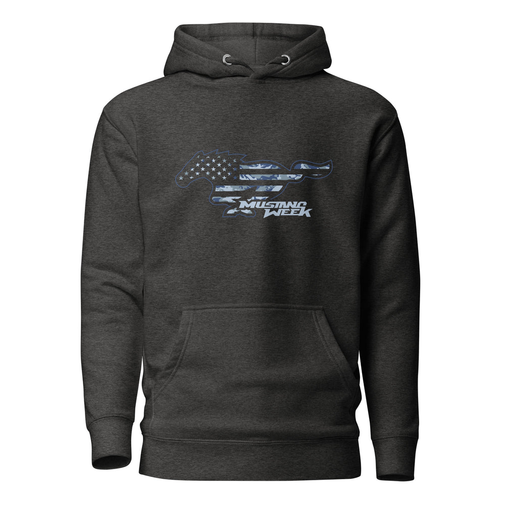 Mustang Week Camo Pony Hoodie - Racing Shirts