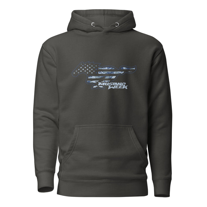 Mustang Week Camo Pony Hoodie - Racing Shirts