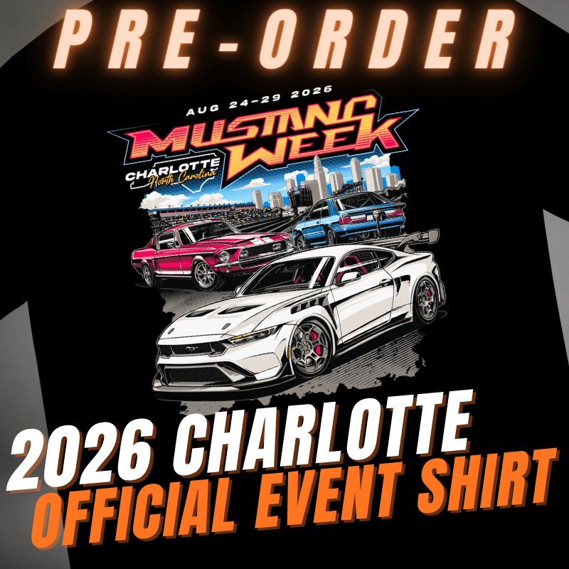 Mustang Week Charlotte 2026 Official Shirt - Racing Shirts
