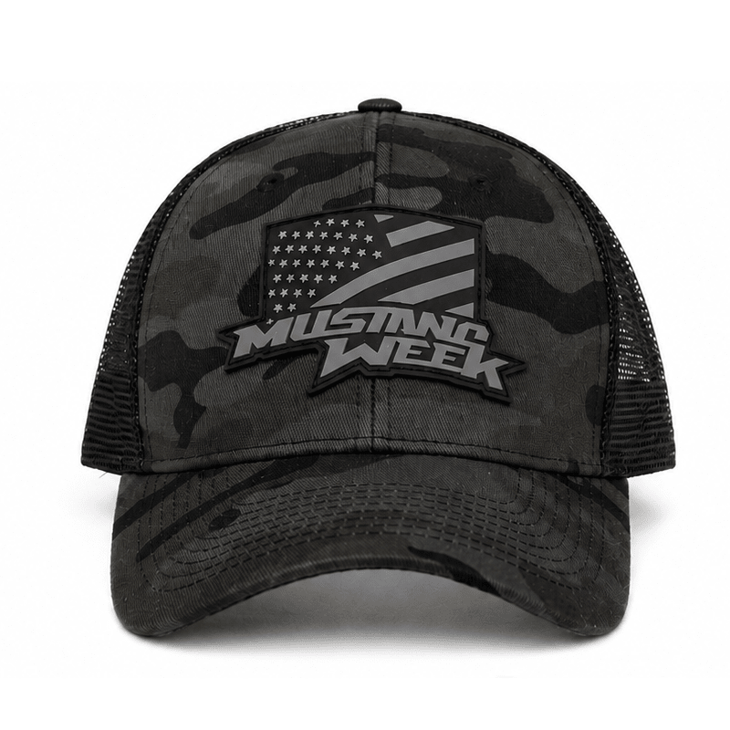 Mustang Week Dark Camo Hat - Racing Shirts