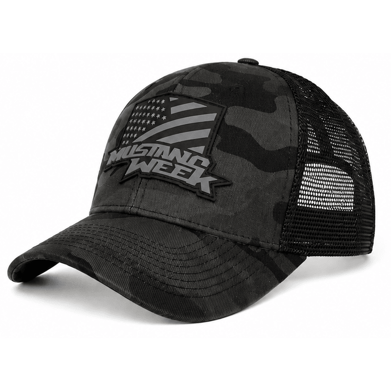 Mustang Week Dark Camo Hat - Racing Shirts
