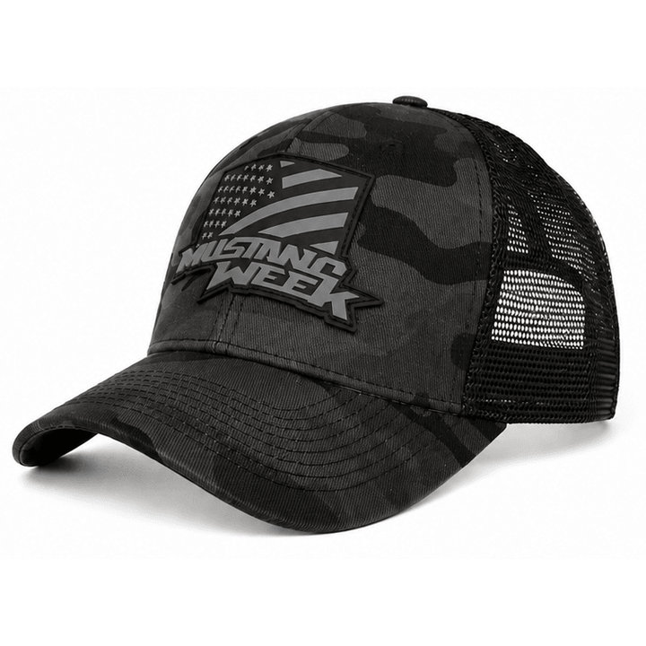 Mustang Week Dark Camo Hat - Racing Shirts