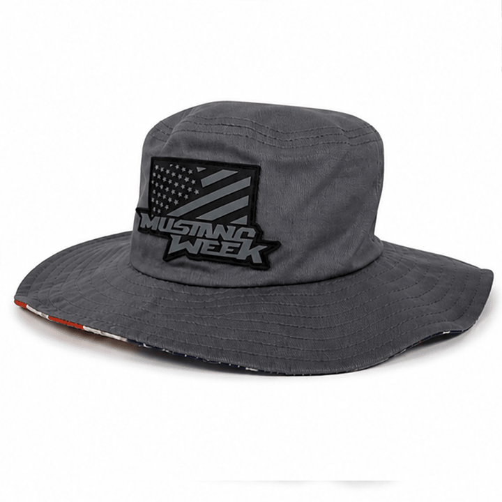 Mustang Week Flag Bucket Hat - Racing Shirts