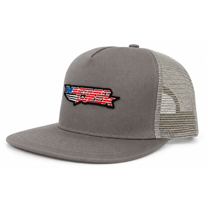 Mustang Week Flag Logo Snapback - Racing Shirts