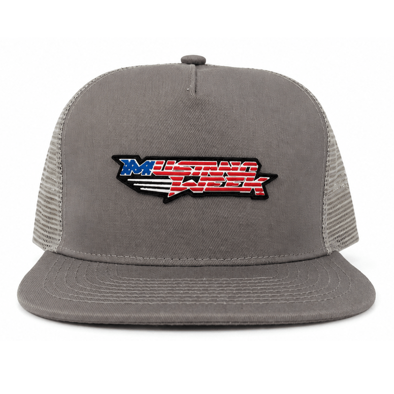 Mustang Week Flag Logo Snapback - Racing Shirts