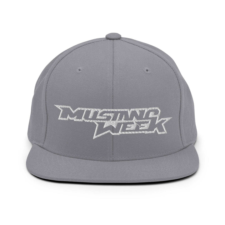 Mustang Week Outline Snapback Hat - Racing Shirts