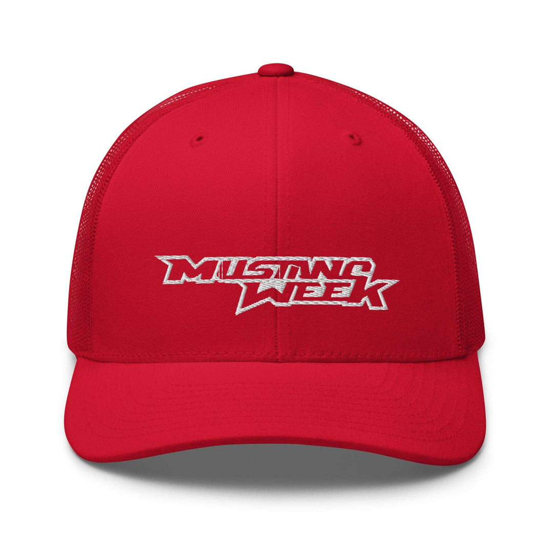 Mustang Week Outline Trucker Hat - Racing Shirts