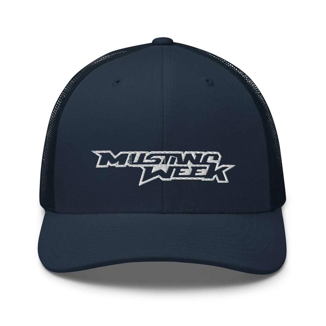 Mustang Week Outline Trucker Hat - Racing Shirts