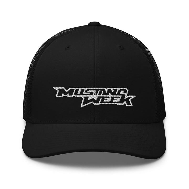 Mustang Week Outline Trucker Hat - Racing Shirts