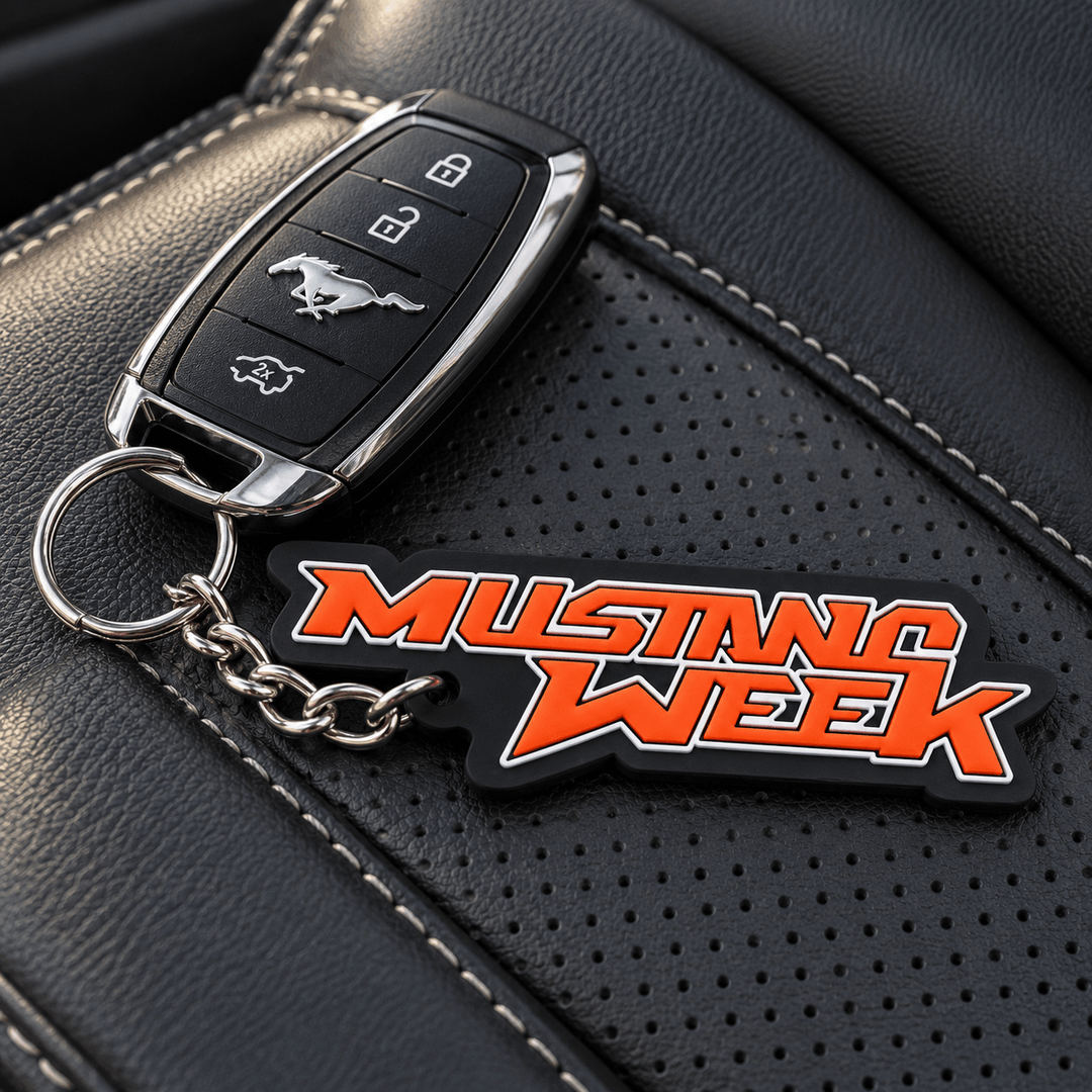 Mustang Week PVC Keychain - Racing Shirts