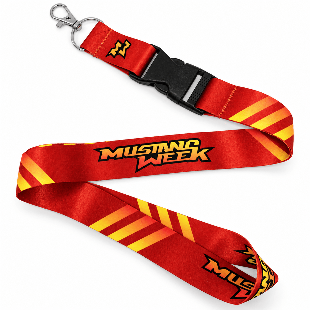 Mustang Week Red Lanyard - Racing Shirts