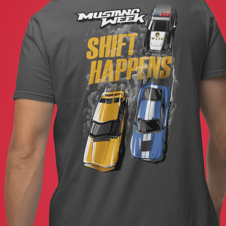 Mustang Week Shift Happens - Racing Shirts