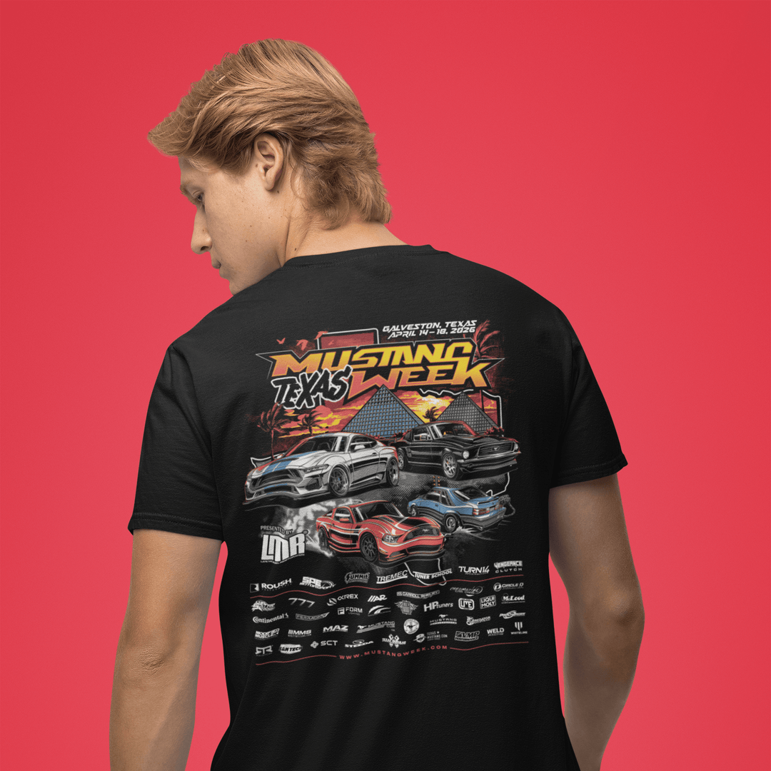 Mustang Week Texas 2026 Official Event Shirt - Racing Shirts