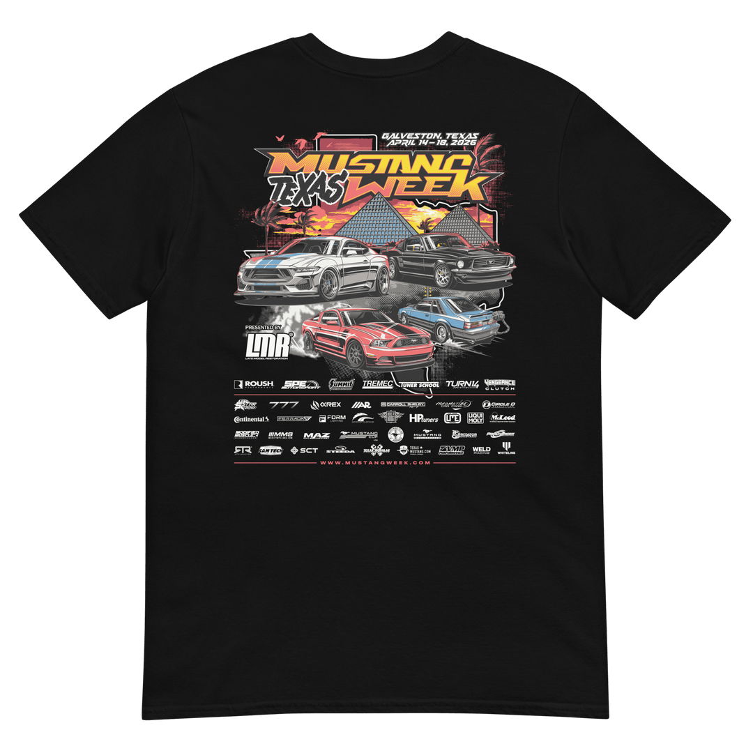 Mustang Week Texas 2026 Official Event Shirt - Racing Shirts