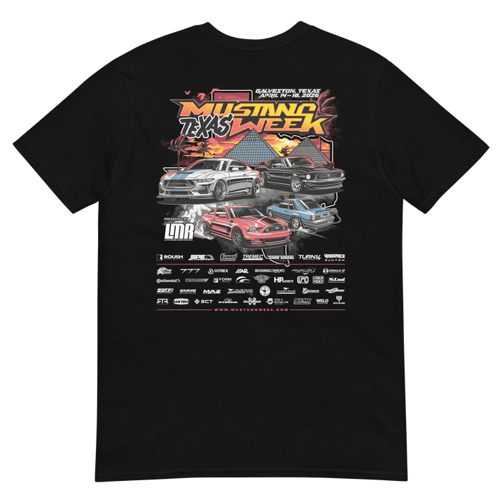 Mustang Week Texas 2026 Official Event Shirt - Racing Shirts