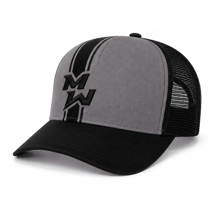 MW Racing Stripes Snapback - Racing Shirts