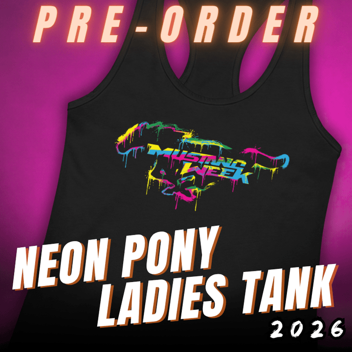 Neon Pony Ladies Tank - Top - Racing Shirts