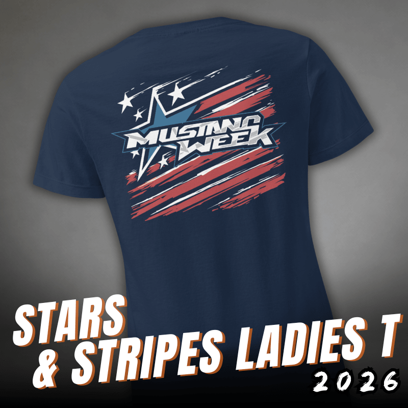 Stars & Stripes Ladies T-Shirt - Racing Shirts