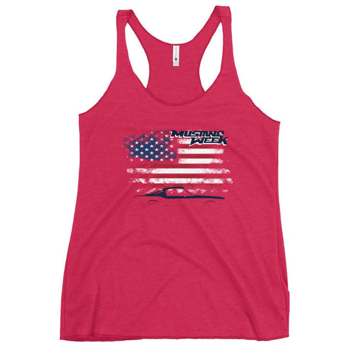 Women's 65' Stang USA Tank Top - Racing Shirts