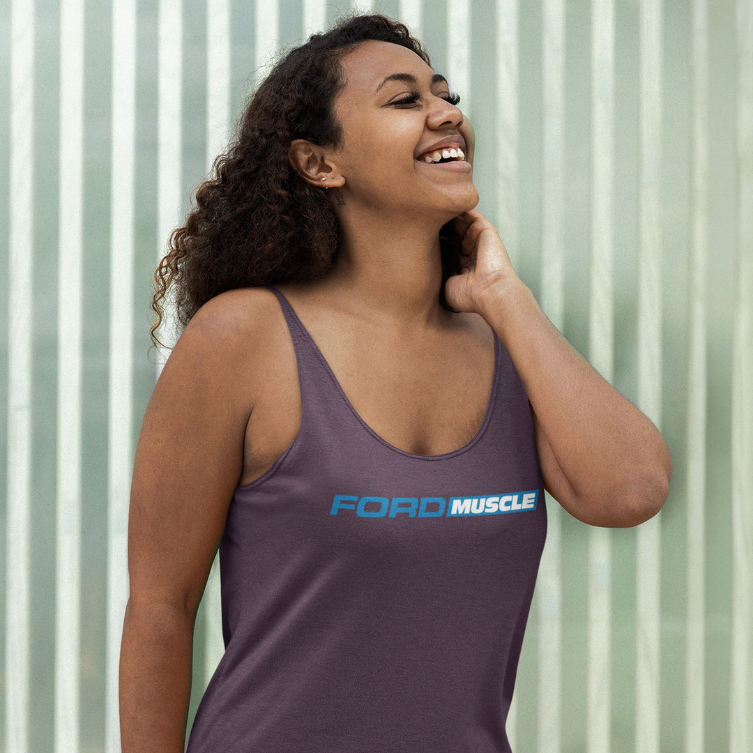 Women's Ford Muscle Branded Tank Top - Racing Shirts