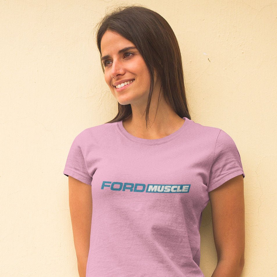 Women's FordMuscle Logo T-Shirt - Racing Shirts