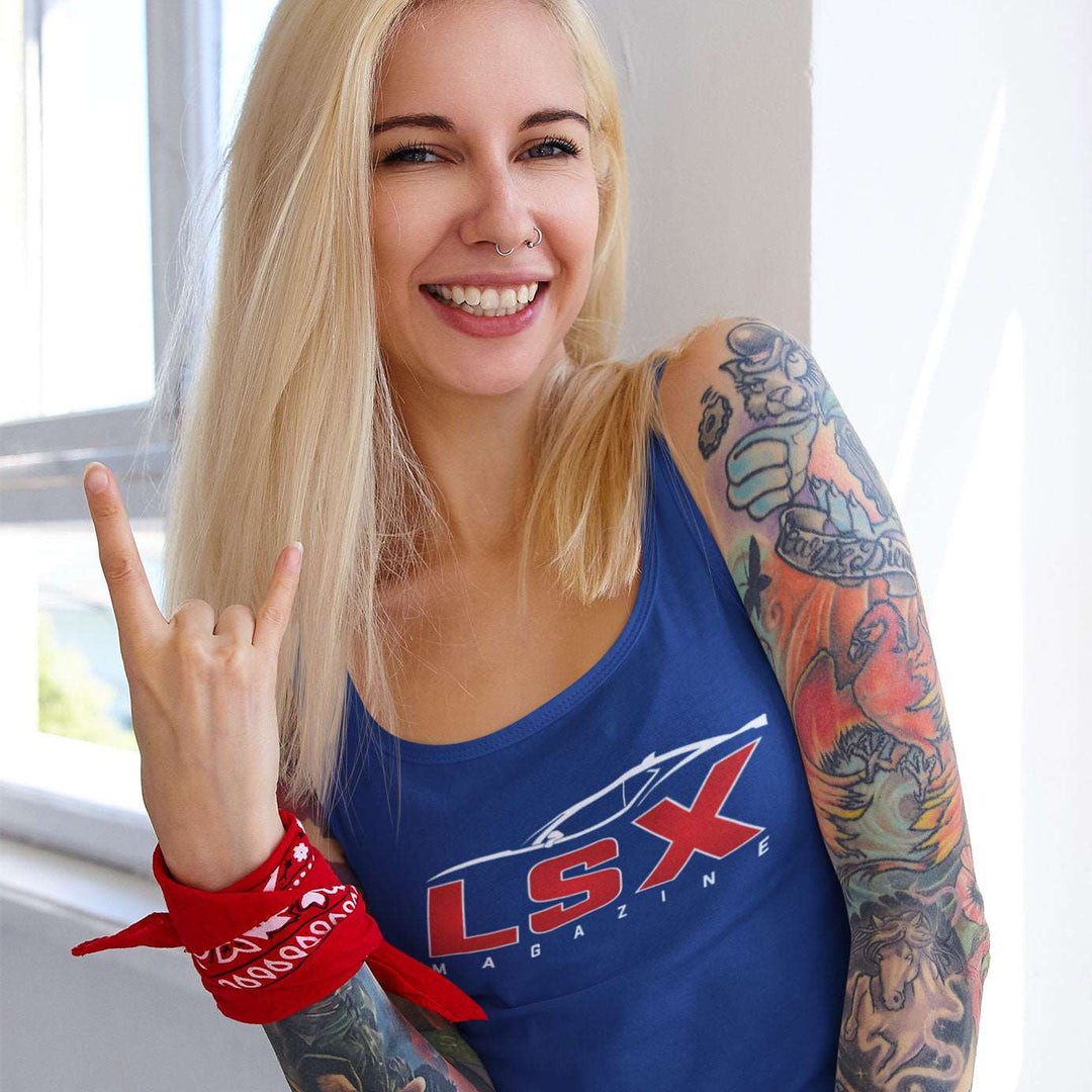 Women's LSX Branded Tank Top - Racing Shirts
