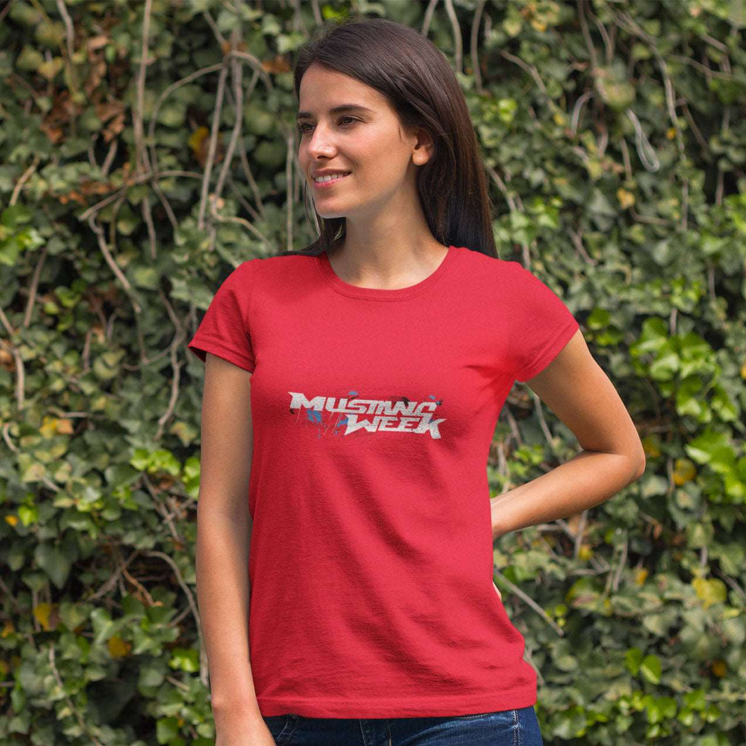 Women's Mustang Week Grunge T-Shirt - Racing Shirts