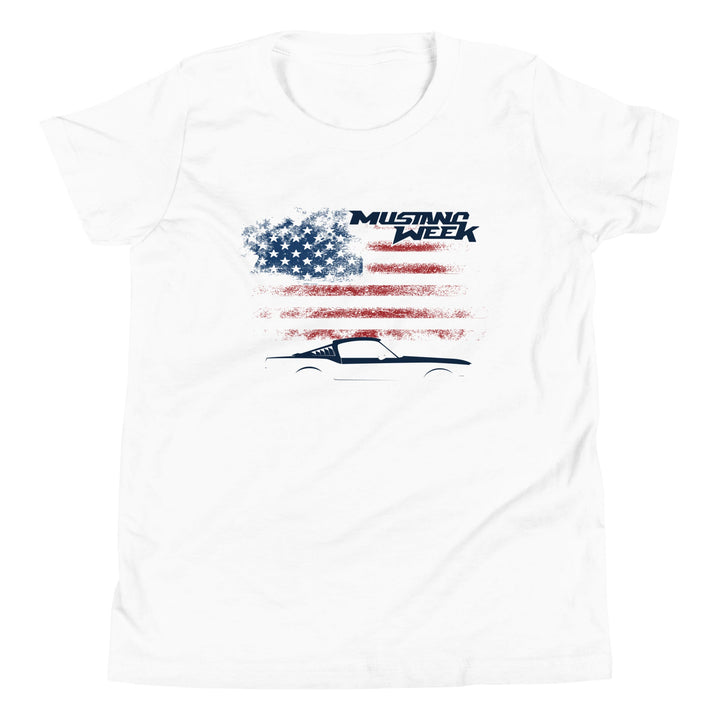 Youth Mustang USA T-Shirt - Racing Shirts