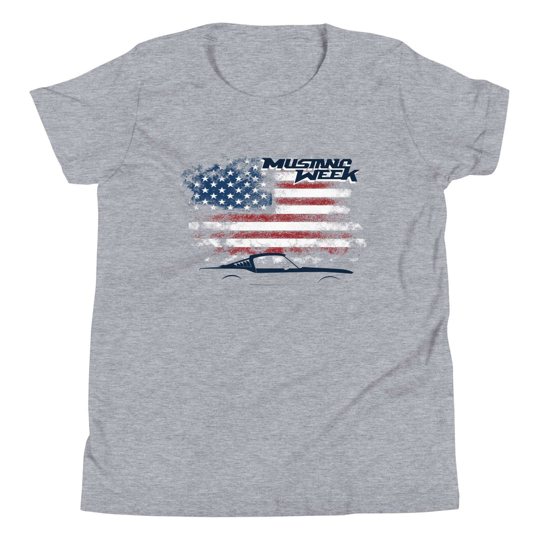 Youth Mustang USA T-Shirt - Racing Shirts